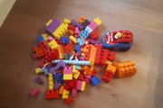 Huge bundle of toy blocks with vehicles