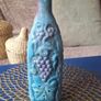 Hand Painted 3D Grape Bottle Decor Image 4