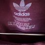 Adidas Originals unisex t-shirt - 11-12 YRS / 152 - burgundy, mint condition. Image 2