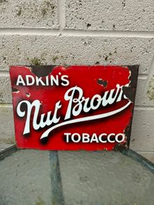 Enamel Sign