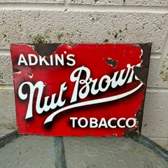 Enamel Sign