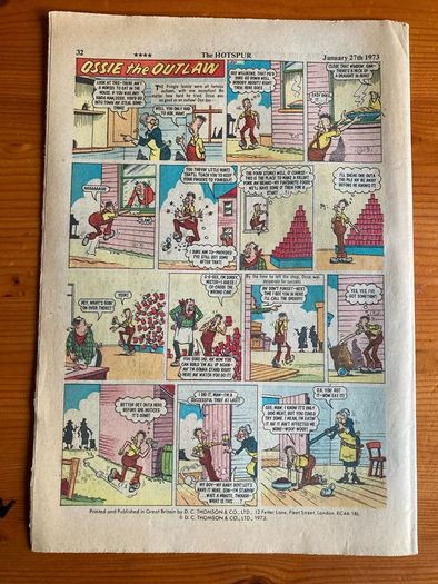 Comics: 'The Hotspur' 1973 (17 numbers)