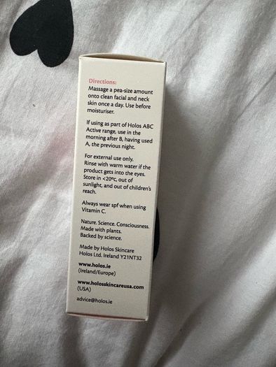 holos creamy gel serum