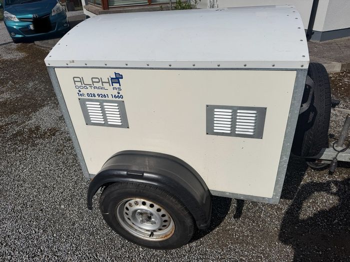 factory built dog trailer
