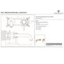 Wall mounted brass tap Aqualla Image 7