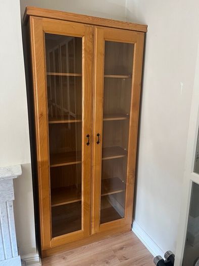 Oak Display Cabinet