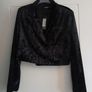 Black velvet blazer NEW Image 8