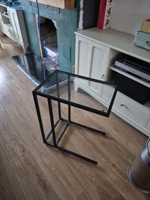 C shaped table ikea vittsjo