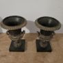 Vintage pair of plaster urns Image 3