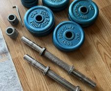 2x 10.5kg dumbbells