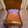 Mid century dining room table and 4 upholstered chairs. Image 2