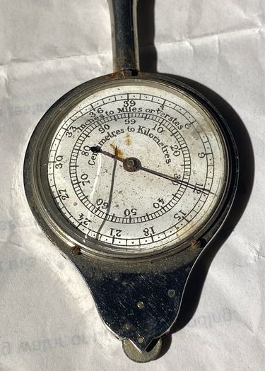 Vintage map Measurer Measuring Tool