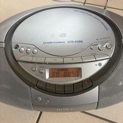 Sony portable CD, radio and cassette player