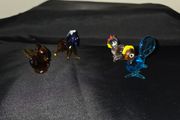Collection of hand blown Glass Animals