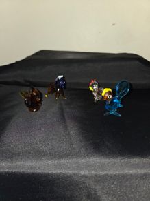 Collection of hand blown Glass Animals