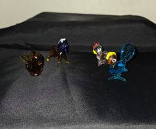 Collection of hand blown Glass Animals