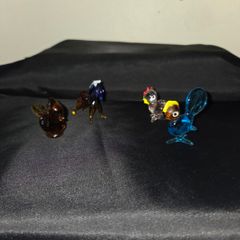 Collection of hand blown Glass Animals