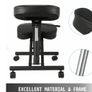 Ergonomic Kneeling Chair Adjustable Stool Beautify Hips Durable Black Mobile Image 3