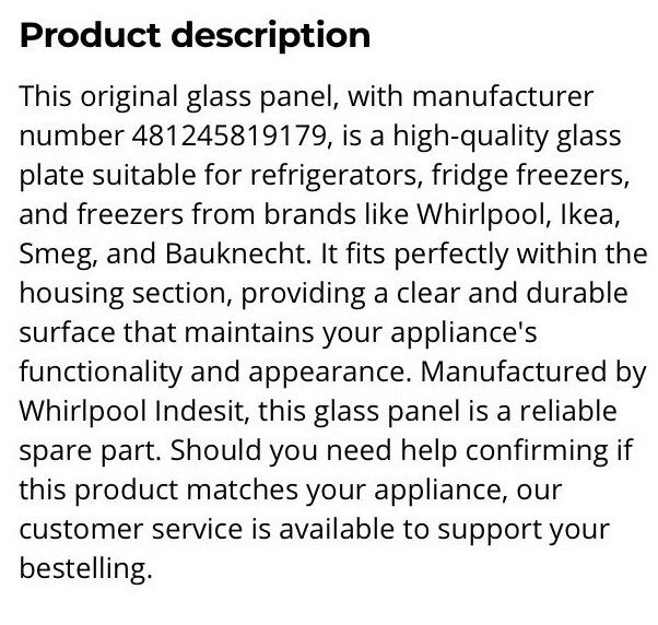 Whirpool Indesit 481245819179