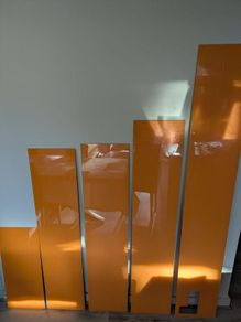Kitchen/Workspace Glass Splashback-Orange