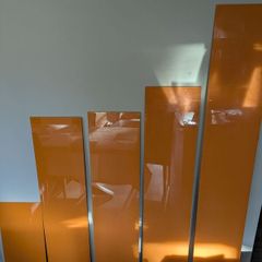 Kitchen/Workspace Glass Splashback-Orange