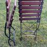 Pair of quality wooden garden chairs Image 10