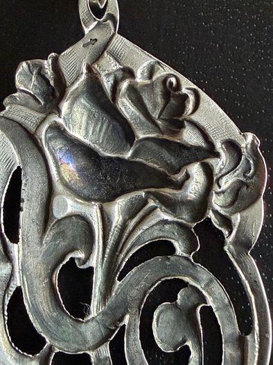 silver necklace