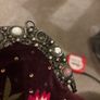 Velvet Floral Embroidery Evening Bag Image 7