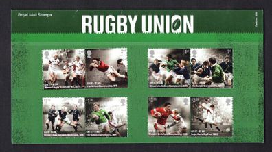 2021 Great Britain Sports - Rugby Union Commemorative Stamps Presentation Pack