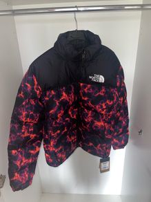 The North Face 1996 Retro Nuptse Black Marble Camo Jacket