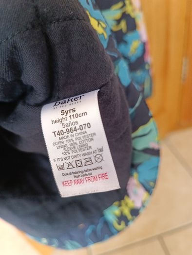 Stunning girls Ted baker floral spring jacket raincoat ?  5