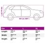Car Cover for SUV Full Grey L Non-Woven Fabric Image 10