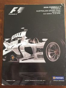 2006 F1 Australian GP Race Programme