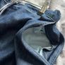 Ladies denim skirt with pockets size S elastic waist Image 6