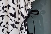 HELMUT LANG monochrome side ties tee Sz S (Fit 8-10UK) - Rrp 225 (New)