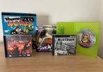 Mixed PC gaming lot: official Sidewinder controller and games, incl. big-box Theme Park World