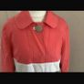 Fran & Jane dressy light jacket size 10 coral/cream/taupe Image 2