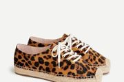 J Crew Leopard Trainers