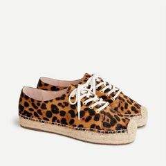 J Crew Leopard Trainers
