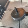 Physionics Adjustable Weight Bench + Barbell & Weights Image 4