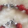 Sterling silver gemstone necklace and bracelet set Image 3