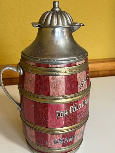 Rare Chinise hot and cold flask