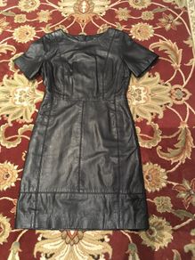 Beautiful Real Leather Dress, size - 10
