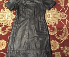 Beautiful Real Leather Dress, size - 10