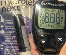 Contour next Diabetic Blood Glucose Meter monitoring system