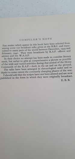 Winged Words - Our Airmen Speak For Themselves - Vintage Book Hardback 1940's