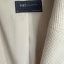 Cream M&S jacket blazer size 12 Image 2