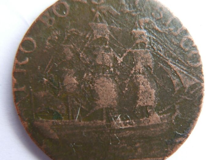 1791 Yorkshire Hull 1/2p,  King George III England