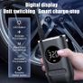 Car Motorcycle Motorbike Bicycle Ball Air Pump Portable Mini Self Propelled Electric Tire Pump Air Pump Handheld Wireless Digital Display Charging Pump Image 4
