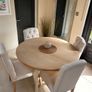 120cm Harvey Norman round dining table Image 2